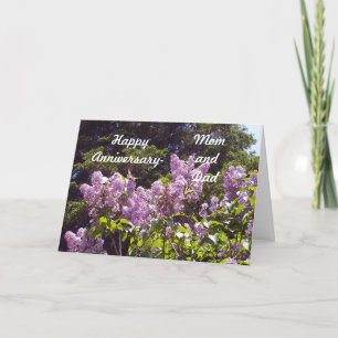 Mama-und des Vaters Jahrestag Karte