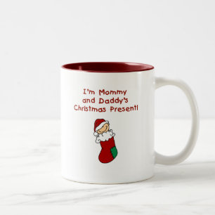 Mama-und des Vatis Weihnachtsgeschenk Zweifarbige Tasse
