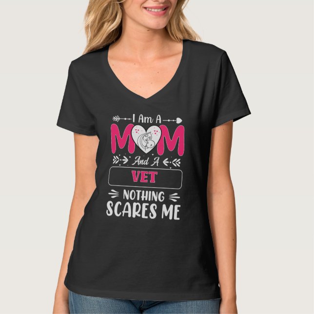Mama und ein Tierarzt nichts macht mir Sorgen, lus T-Shirt (Vorderseite)