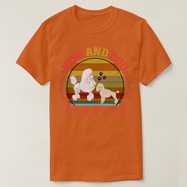 Mama und Hund für Hunde T-Shirt (Design vorne)