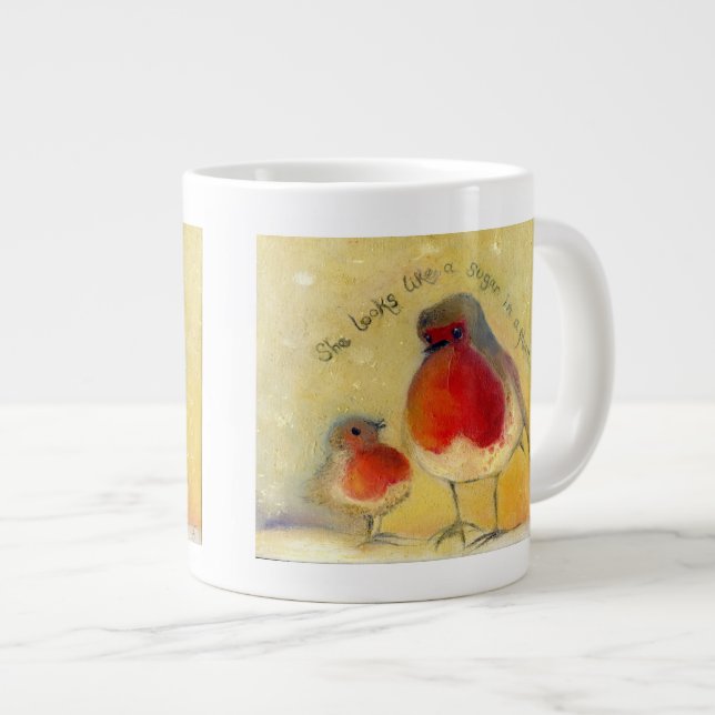 Mama und ich 2012 Jumbo-Tasse (Vorderseite Rechts)