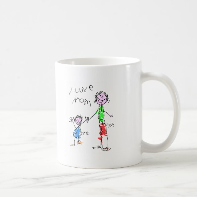 Mama und ich i-Liebe-Mama Tasse (Rechts)