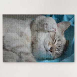 Mama und Kätzchen Puzzle