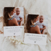 Mama und Kind - Foto Gemeinsame Geburtstagsschrift
