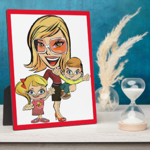 MAMA UND KINDER FOTOPLATTE