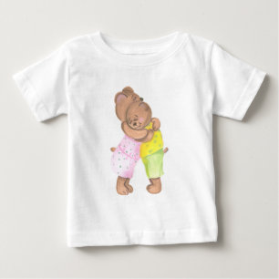 Mama- und Kinderbären passen zu Shirts