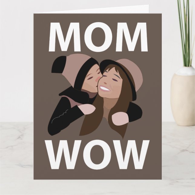 Mama und Mama der Kinder Karte (Vorderseite)