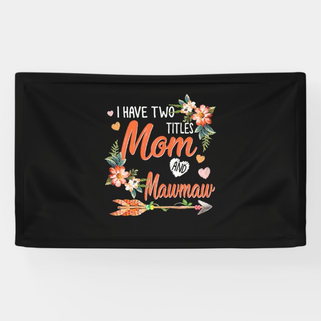 Mama und Mawmaw Geburtstag Banner (Horizontal)