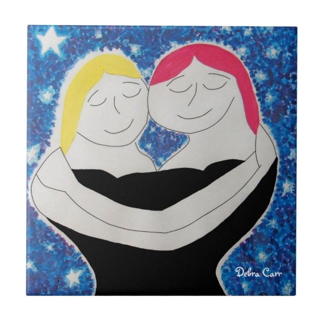 Mama und Me-Fliesen Fliese (Vorderseite)