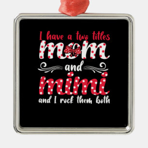 Mama und Mimi Ornament Aus Metall