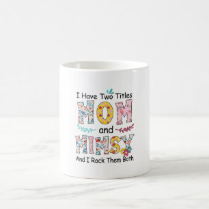 Mama und Mimsy Floral Geburtstag Kaffeetasse