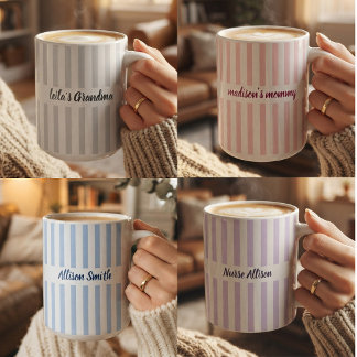 Mama und Papa | Moderne Schrift Mama und Papa indi Kaffeetasse