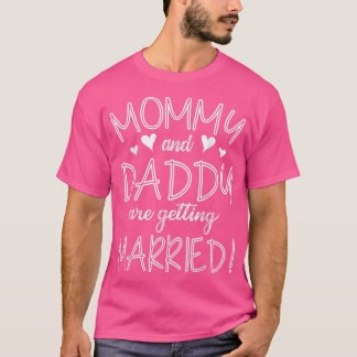 Mama und Papa werden zum Hochzeitstag heiraten T-Shirt