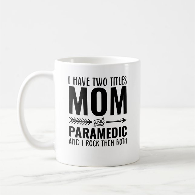 Mama und paramedizinische Funny Kaffeetasse (Links)