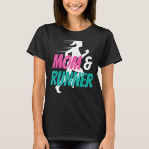 Mama und Runner, die Mutter Joggen Mommy Mama M T-Shirt