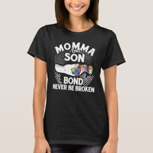 Mama und Sohn Bindung wird niemals gebrochen Autis T-Shirt