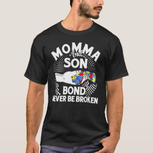 Mama und Sohn Bindung wird niemals gebrochen Autis T-Shirt