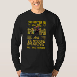 Mama und Tante Leopard T-Shirt