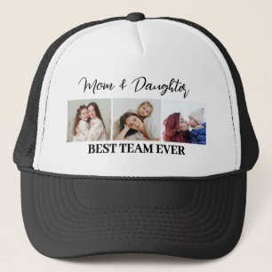 Mama und Tochter Bestes Team je benutzerdefinierte Truckerkappe