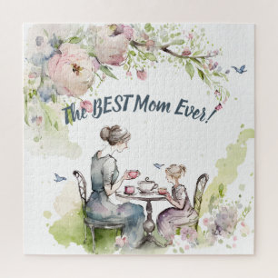 Mama und Tochter Tea Party Puzzle