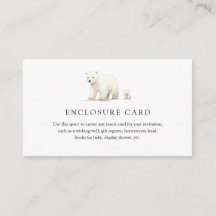 Mama und Umschließungskarte für den Polarbär