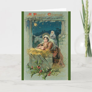 Mama und Vater Feiertagskarte