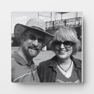 Mama und Vater Fotoplatte