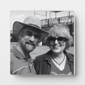 Mama und Vater Fotoplatte