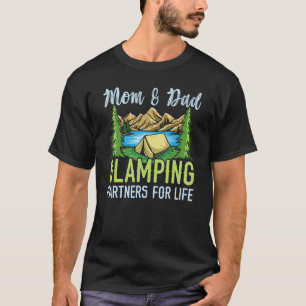 Mama- und Vater-Glamping-Partner für Lebensglamper T-Shirt