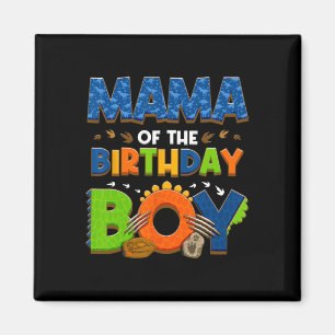 Mama und Vater Mama Geburtstag Boy Dinosaurier Fam Magnet