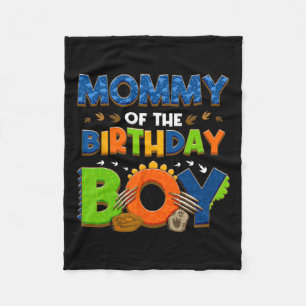 Mama und Vater Mommy Geburtstag Boy Dinosaur Famil Fleecedecke