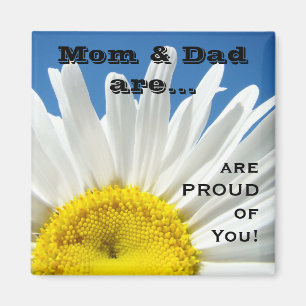 Mama und Vater sind auf Sie stolz! Magnet Kinder