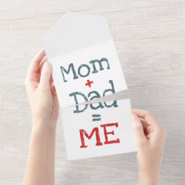 Mama und Vater sind Ich All In One Einladung