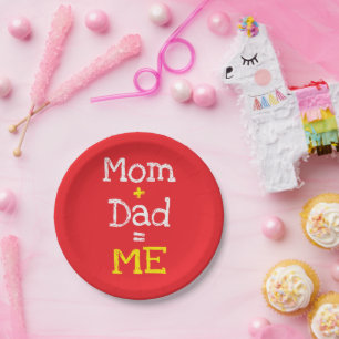 Mama und Vater sind Ich Pappteller