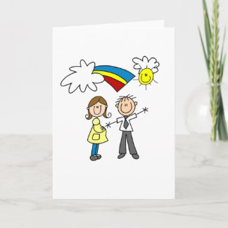 Mama und Vater, zum T-Shirts und Geschenke zu sein Karte