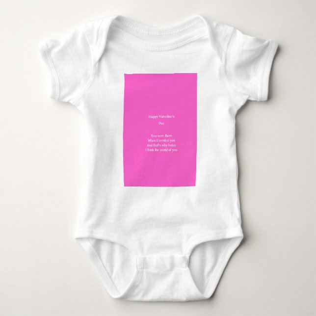 Mama und Vatertag Baby Strampler (Vorderseite)