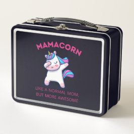 Mama Unicorn Fan Club Metall Brotdose