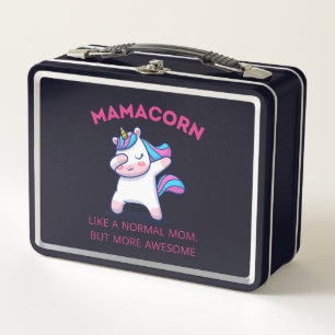 Mama Unicorn Fan Club Metall Brotdose