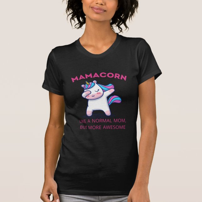 Mama Unicorn Fan Club T-Shirt (Vorderseite)