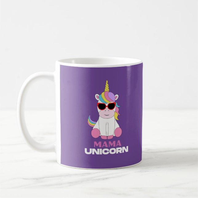 Mama Unicorn Magic Squad Kaffeetasse (Links)