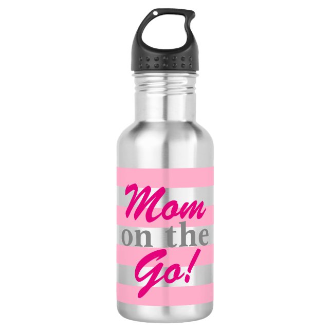 Mama-unterwegswasser-Flasche Edelstahlflasche (Vorderseite)