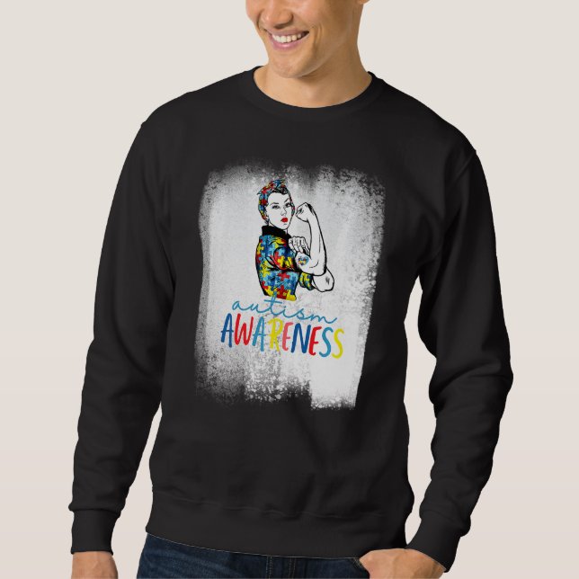 Mama Unzerbrechliches Autismus-Bewusstsein Sweatshirt (Vorderseite)