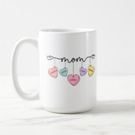 Mama Valentine Kinder Name Convo Herz Kaffeetasse