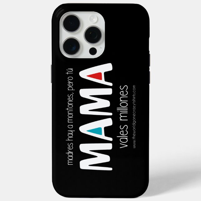Mama vales millones Case-Mate iPhone hülle (Rückseite)