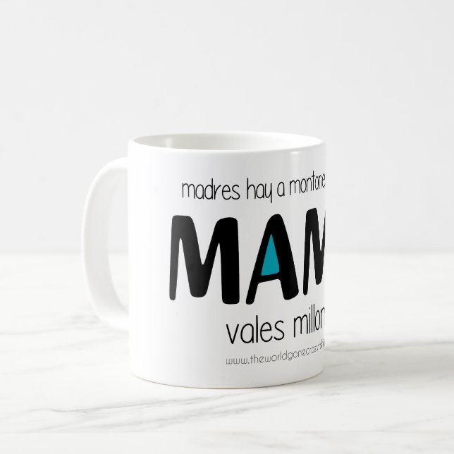 Mama vales millones kaffeetasse (Vorderseite Links)