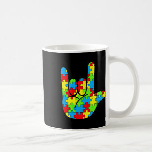 Mama Vater Asl Liebe Gebärdensprache Autismus Bewu Kaffeetasse