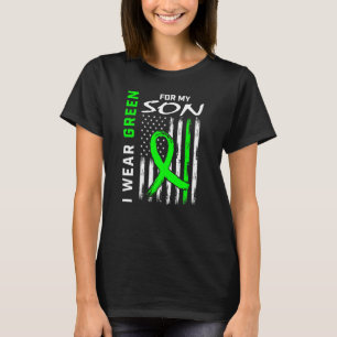 Mama Vater Grün für meinen Sohn Cerebral Palsy Bew T-Shirt