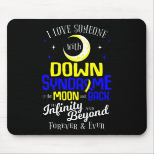 Mama Vater Liebe Welt-unten-Syndrom-Tag Frauen Kin Mousepad