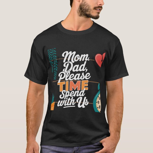 Mama & Vater Liebhaber T - Shirt (Vorderseite)