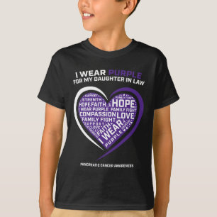 Mama Vater Lila Tochter im Gesetz Pankreas Krebs A T-Shirt